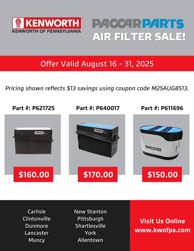 Paccar Air Filter Sale