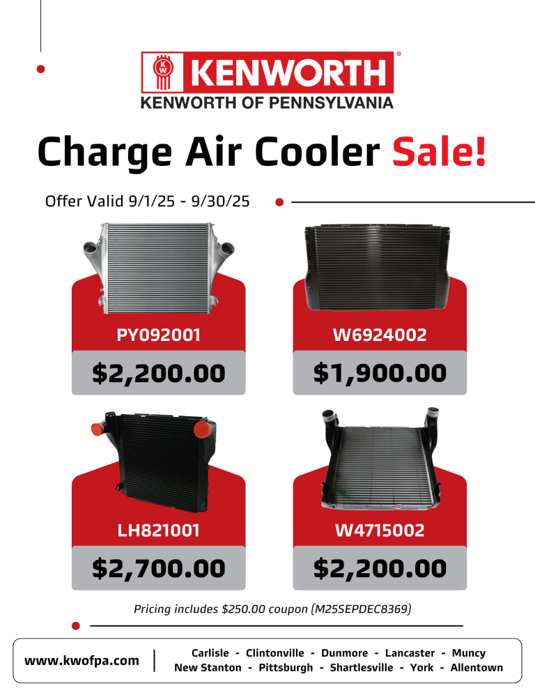 Charge Air Cooler Sale Flyer