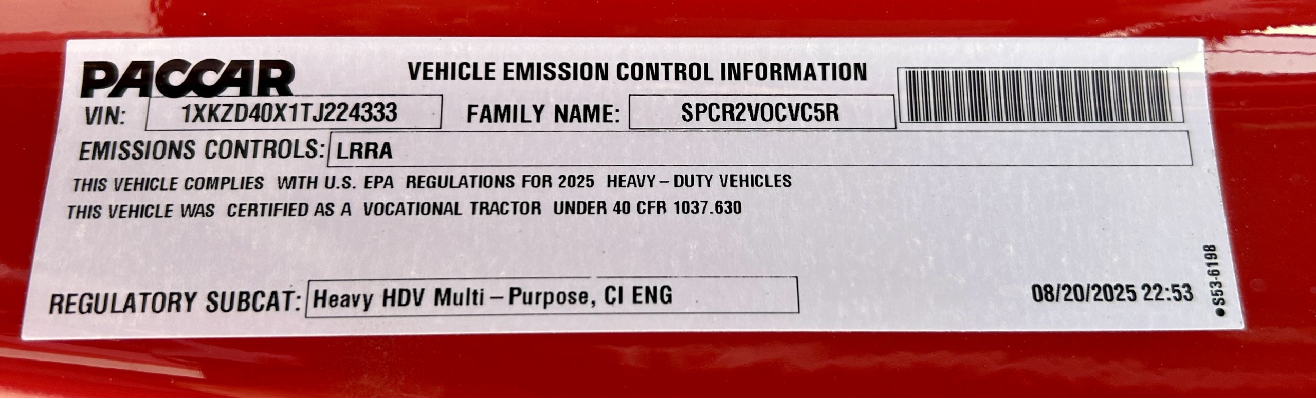 2026 KENWORTH T880 KD224333-12 2026 KENWORTH T880 KD224333-12