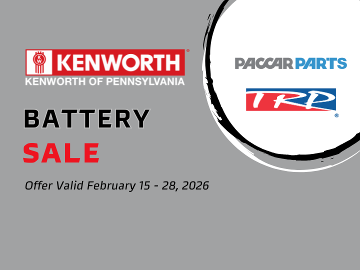 TRP & Paccar Battery Sale