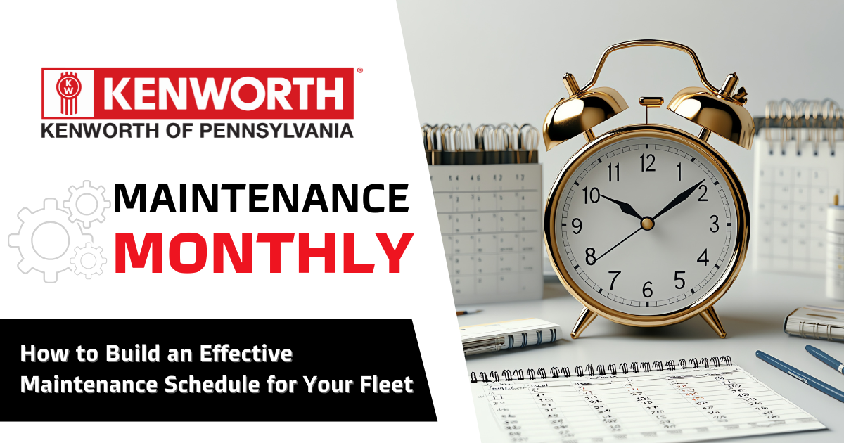 How to Build an Effective Maintenance Schedule for Your Fleet