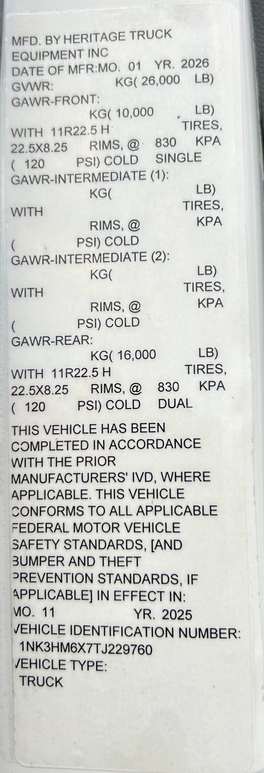 2026 KENWORTH T280 KC229760-10 2026 KENWORTH T280 KC229760-10