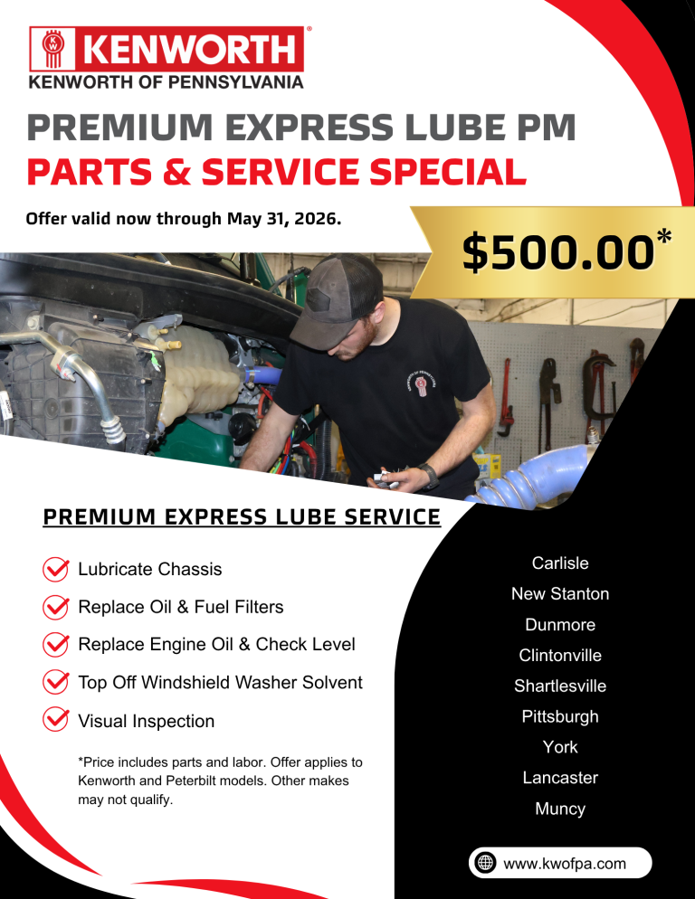 Preventative Maintenance Parts and Service Special